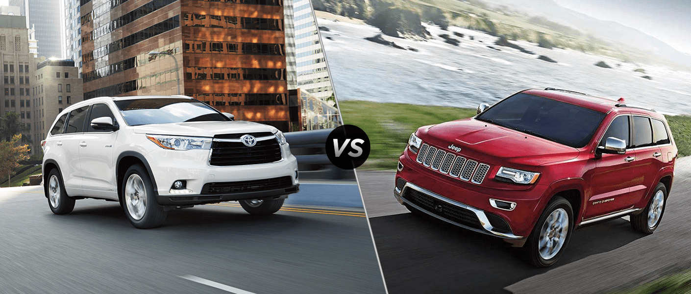 2016 Toyota Highlander vs 2016 Jeep Grand Cherokee