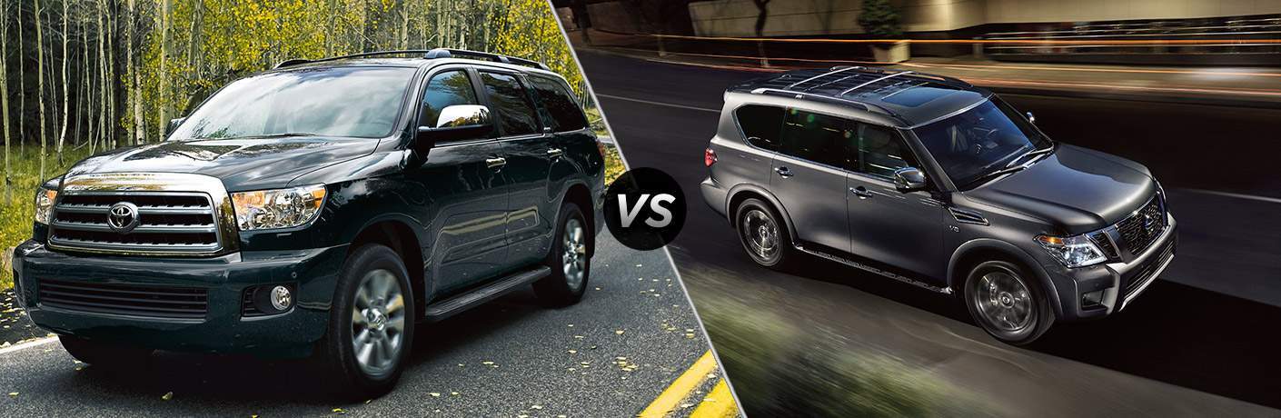 2017 Toyota Sequoia Vs Nissan Armada