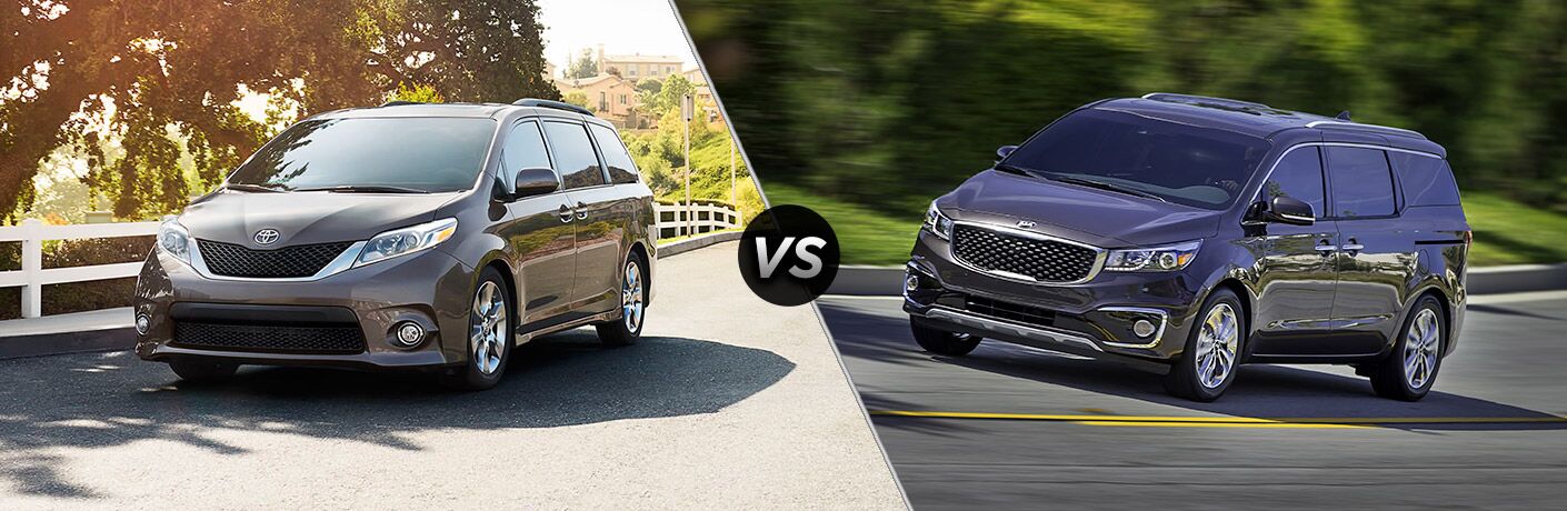 2017 Toyota Sienna vs 2017 Kia Sedona