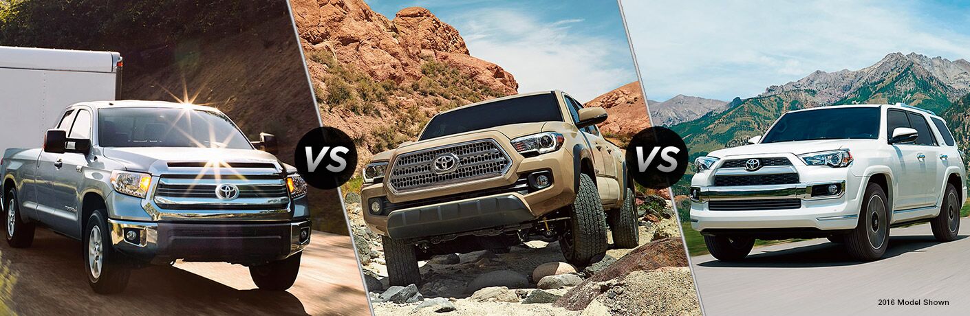 Tacoma Vs Tundra >> 2017 Toyota Tundra Vs 2017 Toyota Tacoma Vs 2017 Toyota 4runner Tacoma Vs Tundra >> 2017 Toyota Tundra Vs 2017 Toyota Tacoma Vs 2017 Toyota 4runner