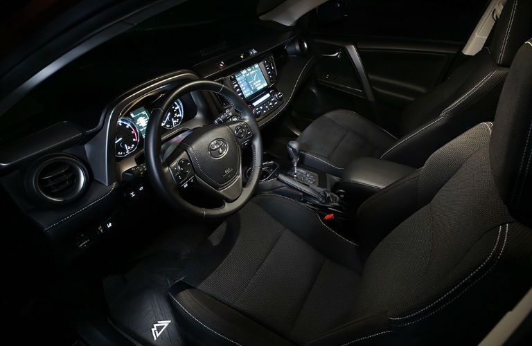 2018 Toyota RAV4 Adventure Interior View in Black