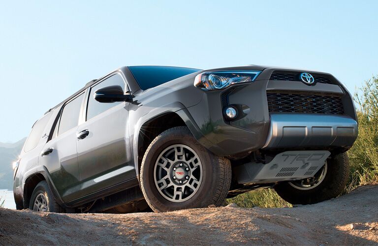 2019 Toyota 4Runner climbing a steep slope