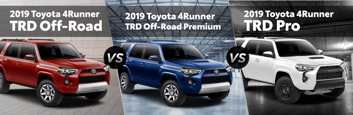 2019 Toyota 4runner Trd Off Road Vs Trd Off Road Premium Vs