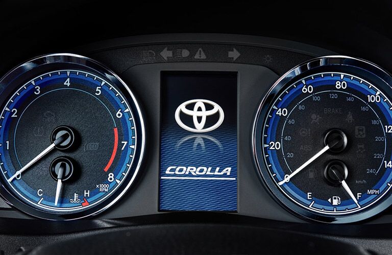2019 Toyota Corolla driver gauges