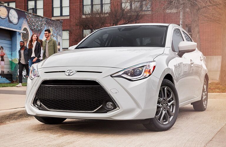Front End View of the 2019 Toyota Yaris Sedan