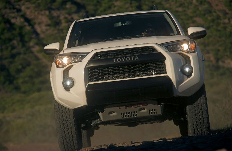 2019 Toyota 4Runner TRD Pro Exterior Front End View in White