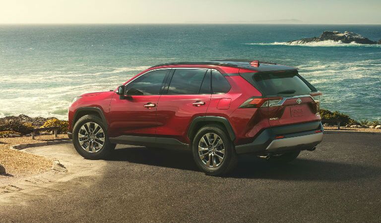 Red 2019 Toyota RAV4