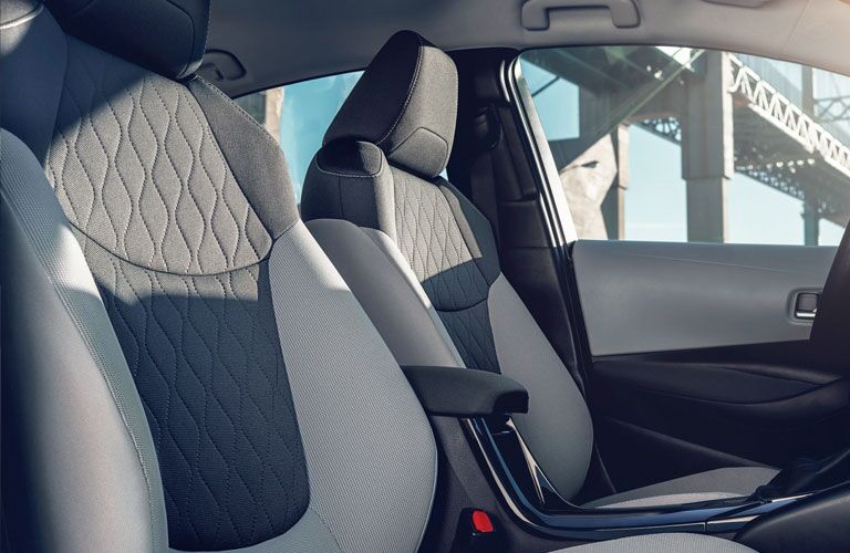 2020 Toyota Corolla Hybrid front seats
