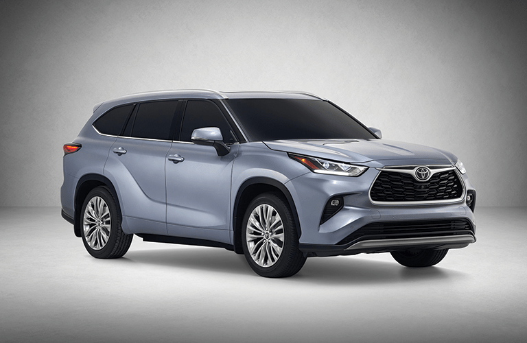 2020 Toyota Highlander exterior in grey