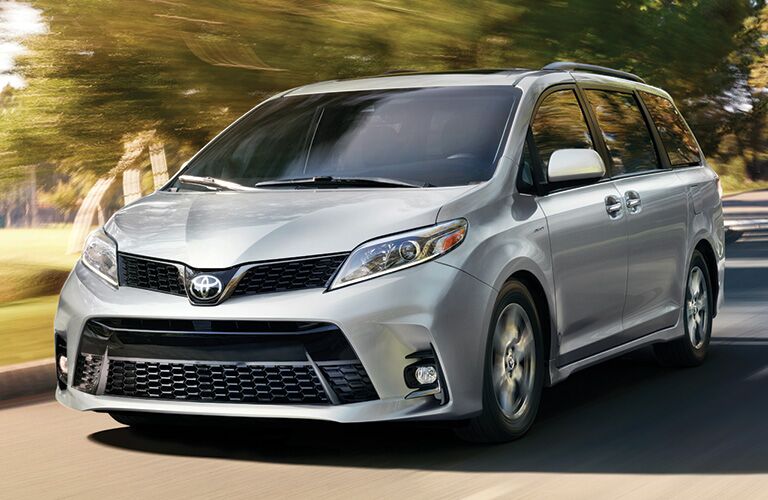 2020 Toyota Sienna exterior in grey