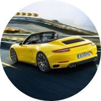 Porsche convertible