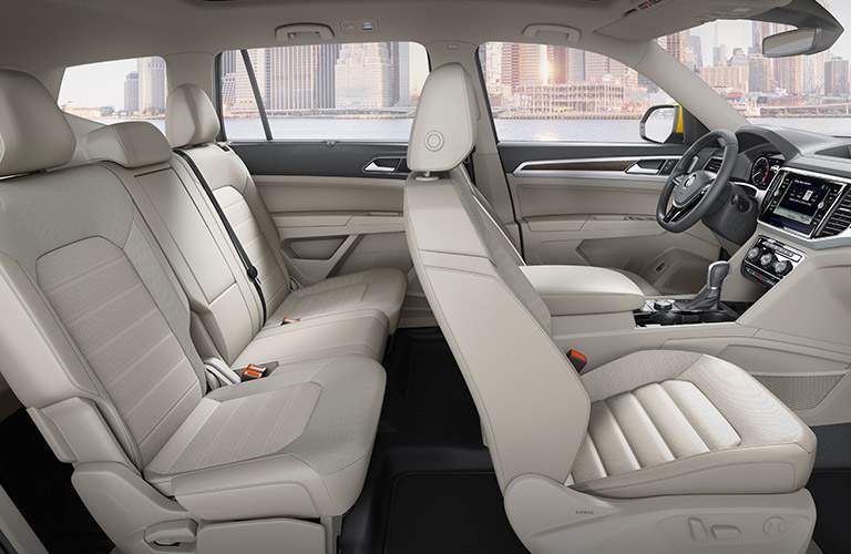 Front and second-row seats in 2018 Volkswagen Atlas