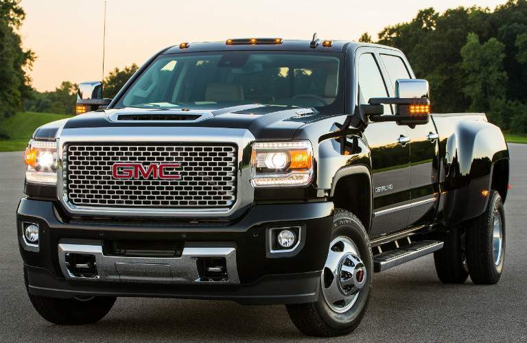 2017 GMC Sierra 3500HD Denali black side view