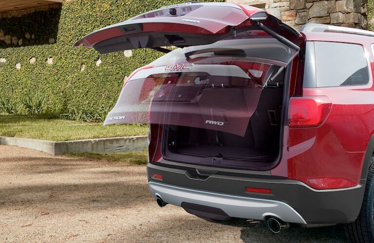 2018 GMC Acadia red power liftgate