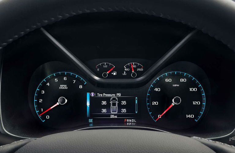2018 GMC Canyon gauge cluster