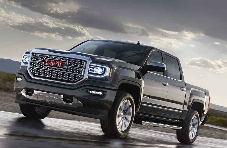 2018 GMC Sierra 1500 Denali black side view