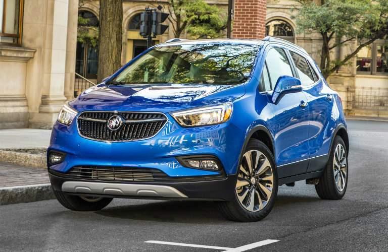 2018 Buick Encore front view blue