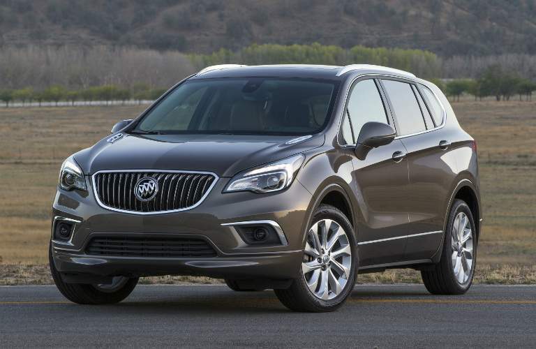 2018 Buick Envision tan side view