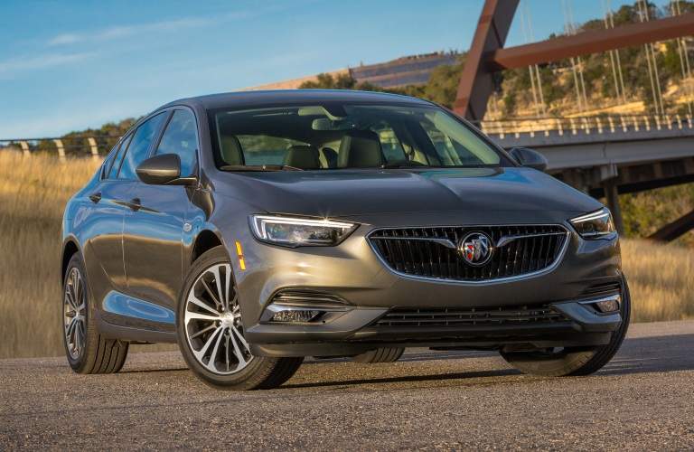 2018 Buick Regal Sportback tan side view