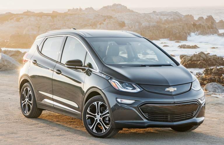 2018 Chevy Bolt EV black side view