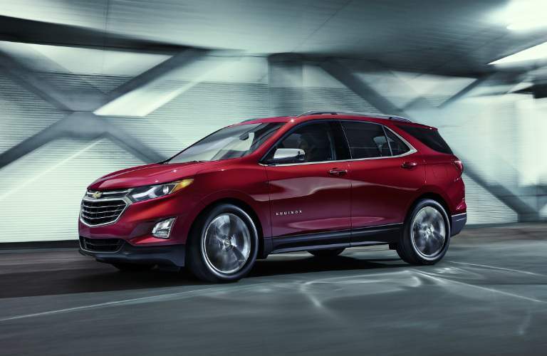 2018 Chevy Equinox red front view