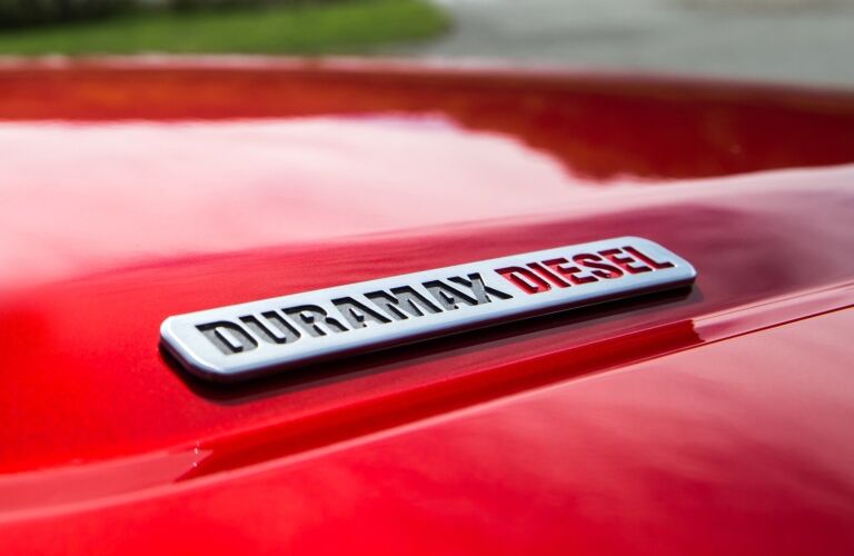 2018 GMC Canyon Duramax diesel emblem