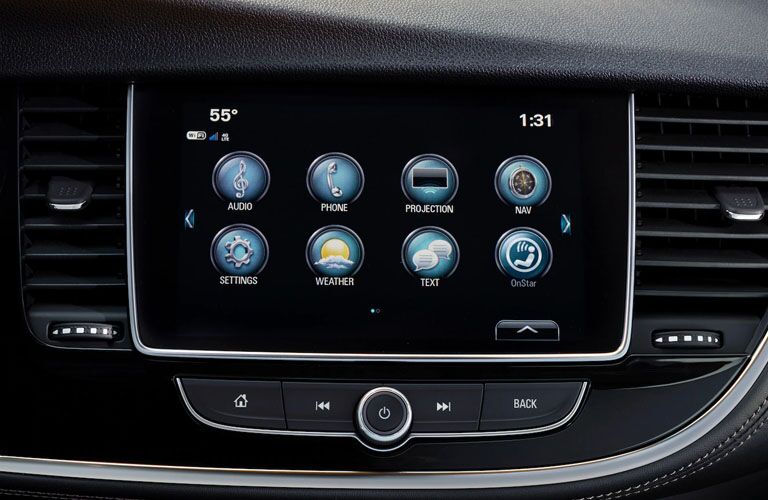 2019 Buick Encore infotainment screen