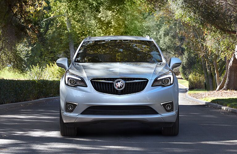 2019 Buick Envision silver front view