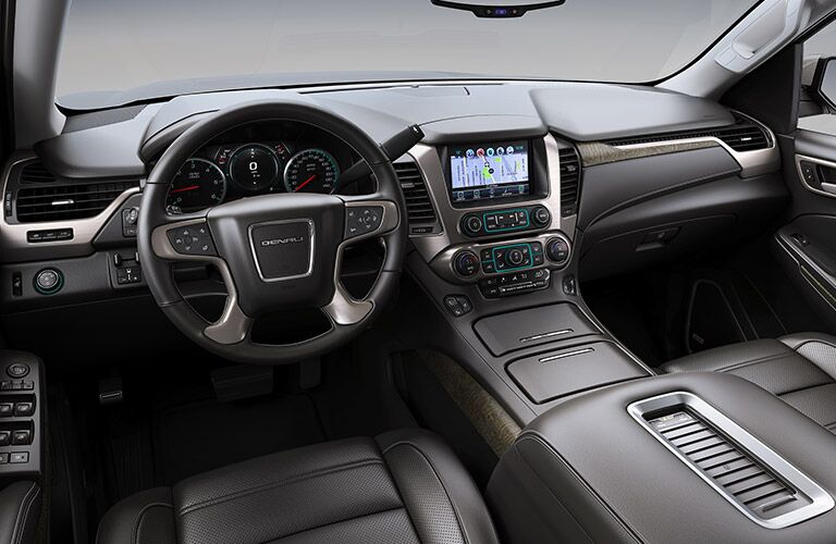 2019 GMC Yukon front seat black leather