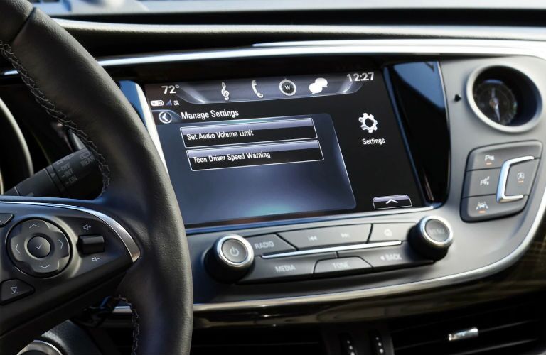 2019 Buick Envision infotainment screen