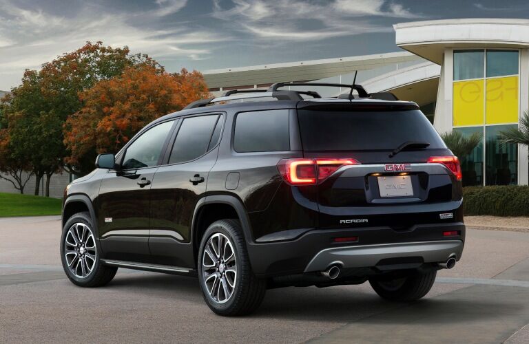 2019 GMC Acadia black back view