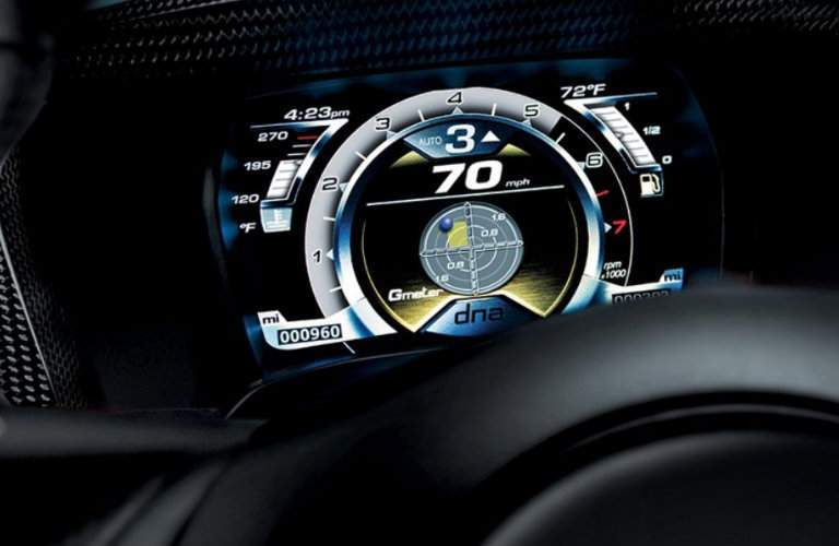 Instrument cluster of 2018 Alfa Romeo 4C Coupe