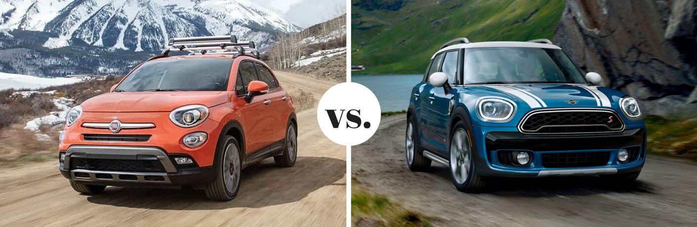 2018 Fiat 500x Vs Mini Cooper Countryman