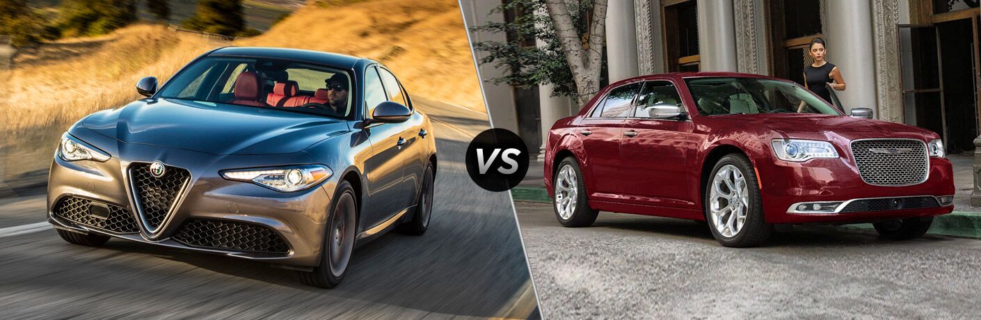 2019 alfa romeo giulia vs 2019 chrysler 300