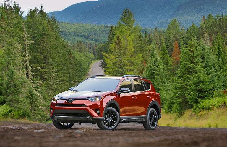 2018 Toyota RAV4 Adventure Exterior View in Red