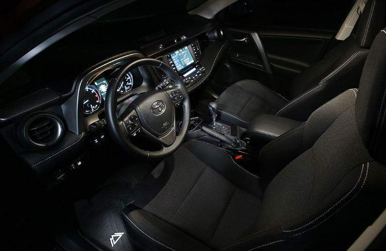 2018 Toyota RAV4 Adventure Interior View in Black