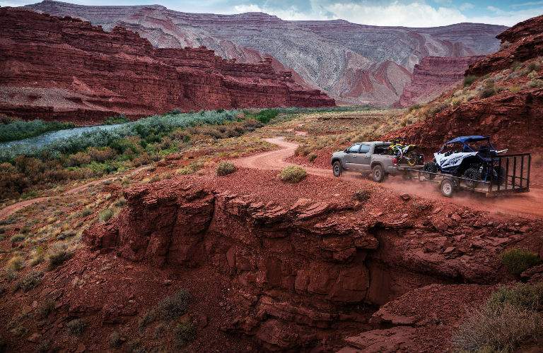 2018 Toyota Tacoma Exterior View Driving Down Dirt Road