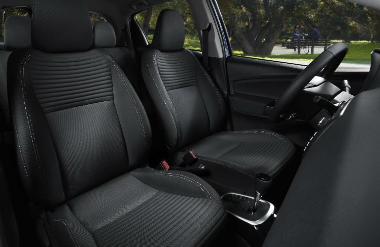 2018 Toyota Yaris Interior View in Black
