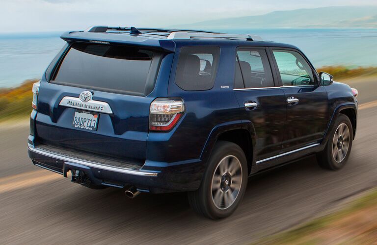 2019 Toyota 4Runner Rear View of Blue Exterior