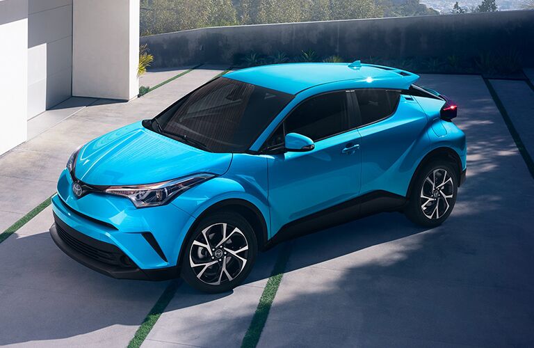 2019 Toyota C-HR Overhead View of Blue Flame Exterior