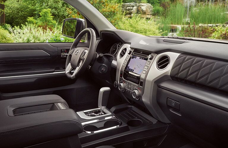 Interior view of 2019 Toyota Tundra