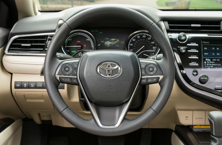 Steering wheel in 2020 Toyota Camry