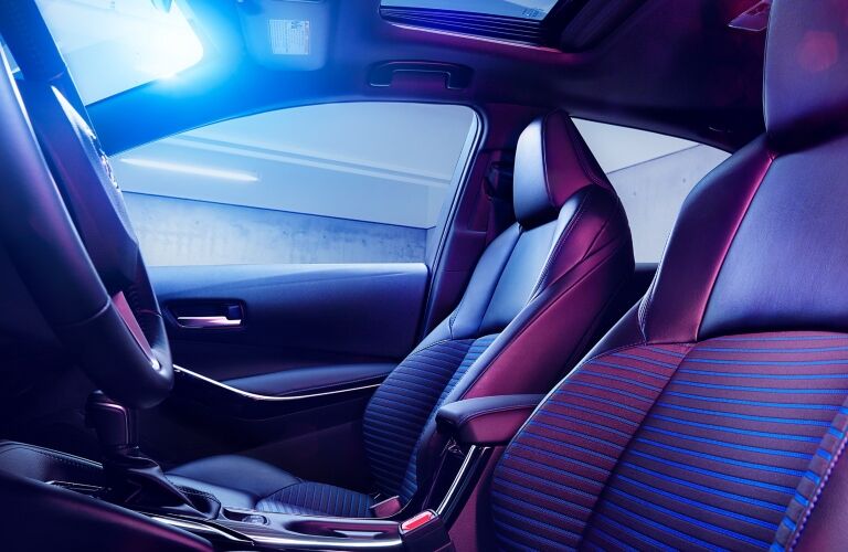 2020 Toyota Corolla Side View of Front Cabin
