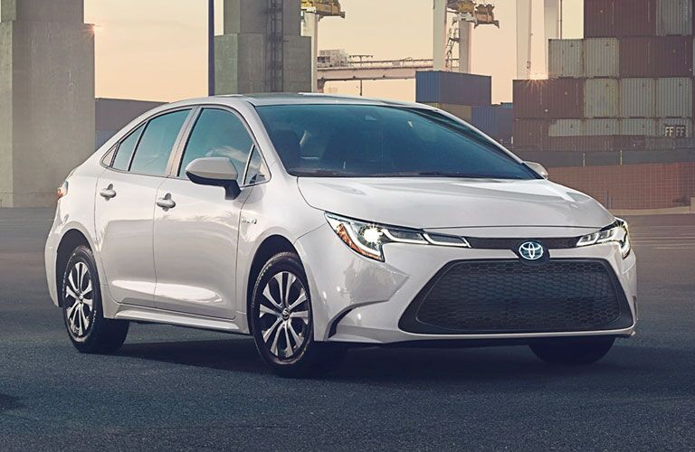 White 2020 Toyota Corolla Hybrid