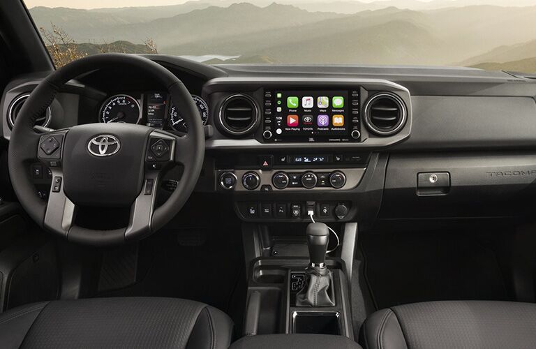 Interior view of 2020 Toyota Tacoma
