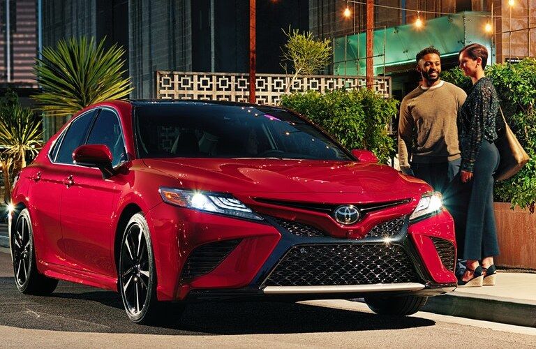 Red 2020 Toyota Camry