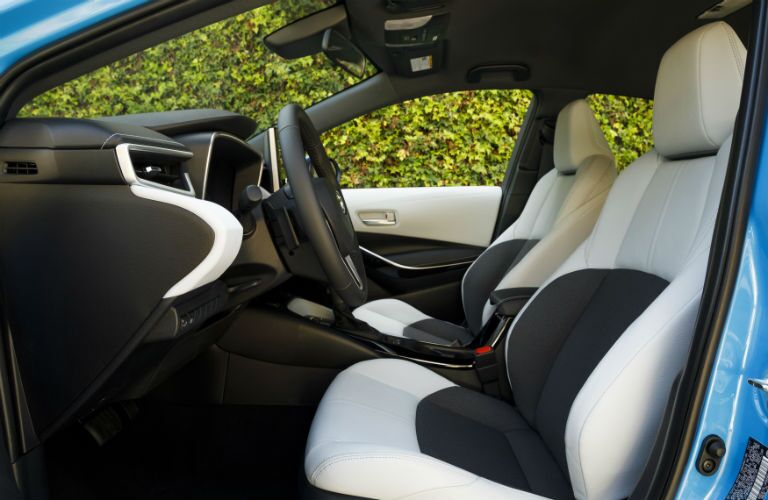 Interior view of 2020 Toyota Corolla Hatchback