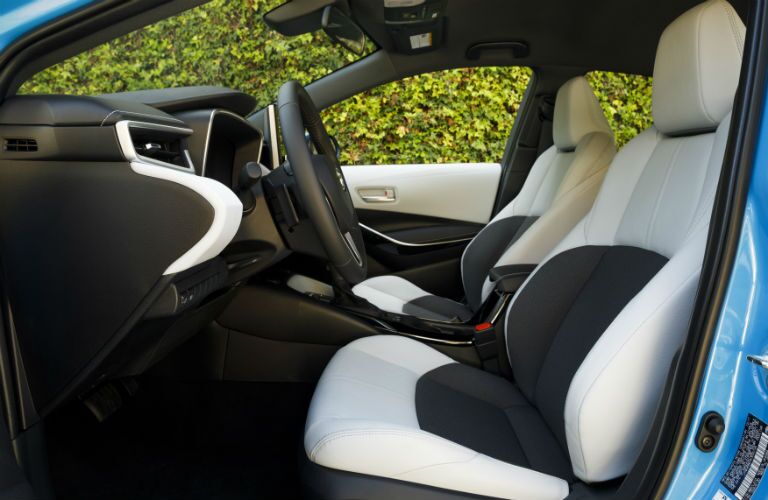 Seating in 2020 Toyota Corolla Hatchback
