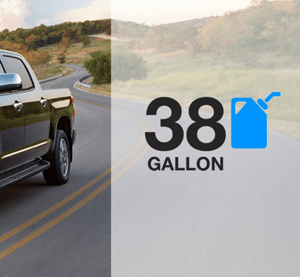 2018 Toyota Tundra 38-gallon fuel tank