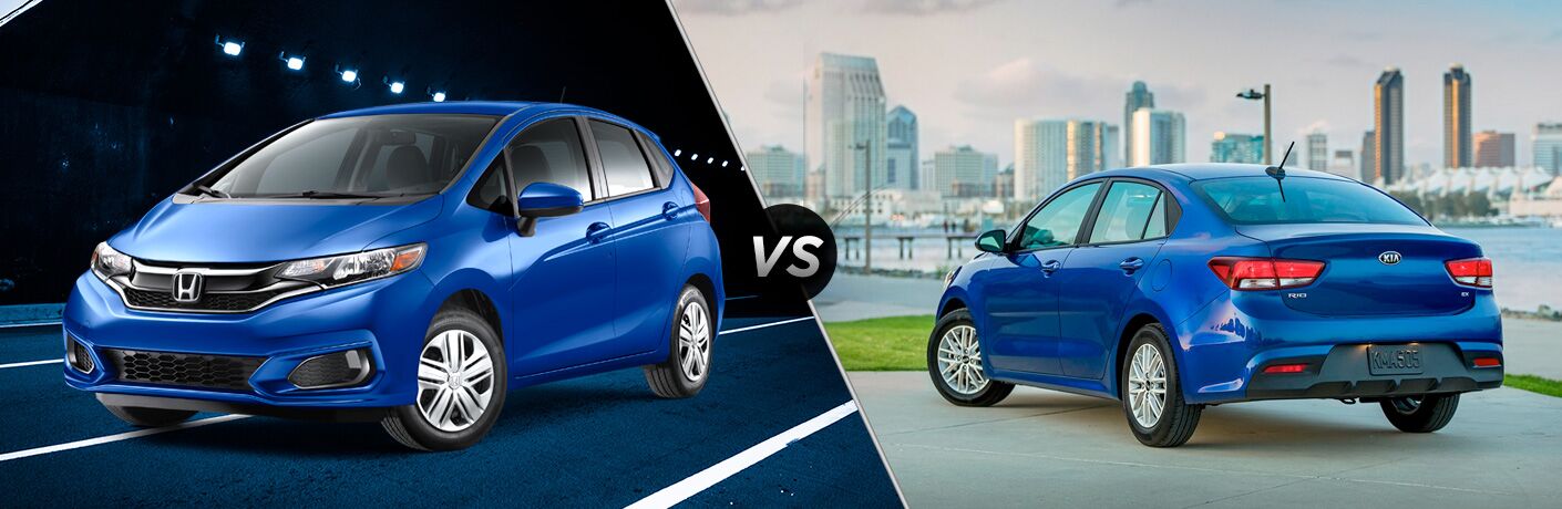 2018 Honda Fit Ex L Vs 2018 Kia Rio Ex